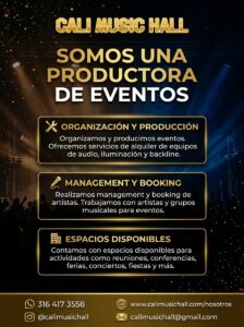 Cali Music Hall Servicios Eventos Grupos Musicales Sonido