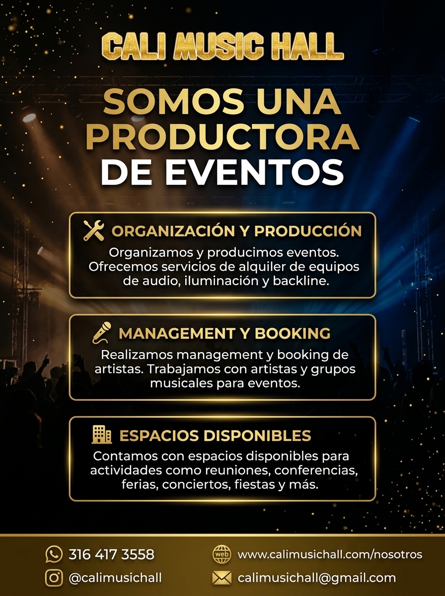 Cali Music Hall Servicios Eventos Grupos Musicales Sonido